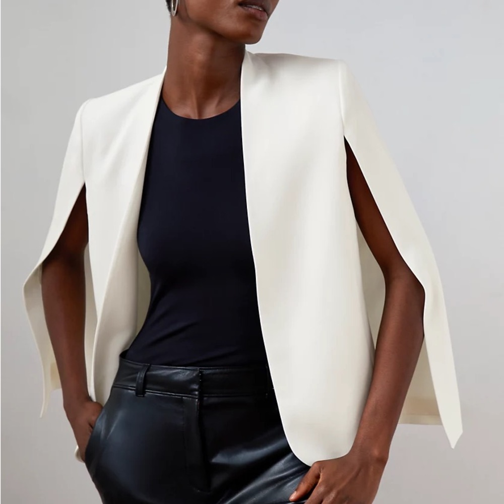 Babaton Furtura white cape blazer/jacket Artizia 2xs